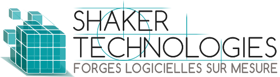 logo shaker technologies : forges logicielles sur mesure